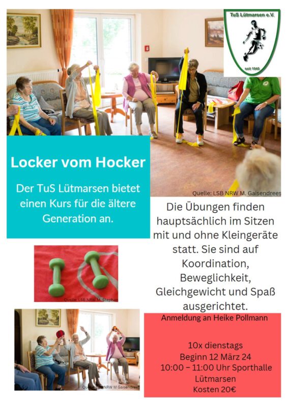 Locker vom Hocker Sportkurs